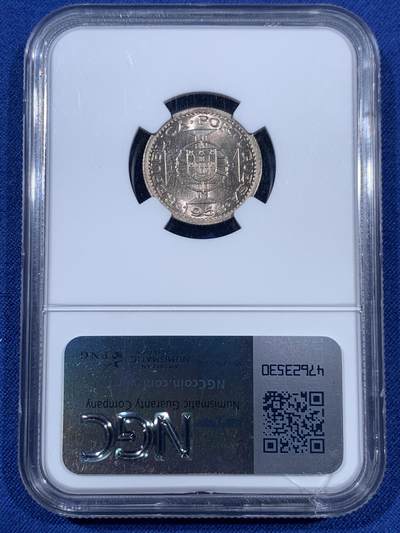 《竞宝斋》第406场 周日，周一，2场连拍 （全场包邮） NGC MS65 澳门1952年五毫镍币，转光强烈，配套佳品。