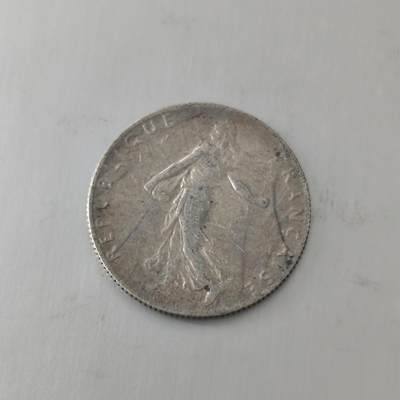 Krab外币市集Vol.21 - 法国1919年50分银币