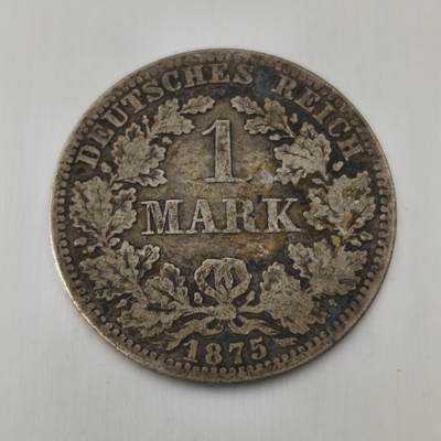 Krab外币市集Vol.21 - 德国1875年1马克银币