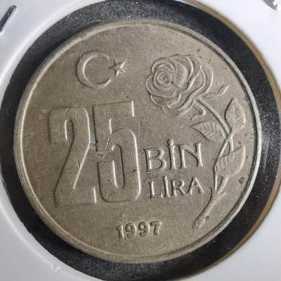 沼泽如烟--第800场 - 土耳其1997年2.5万里拉