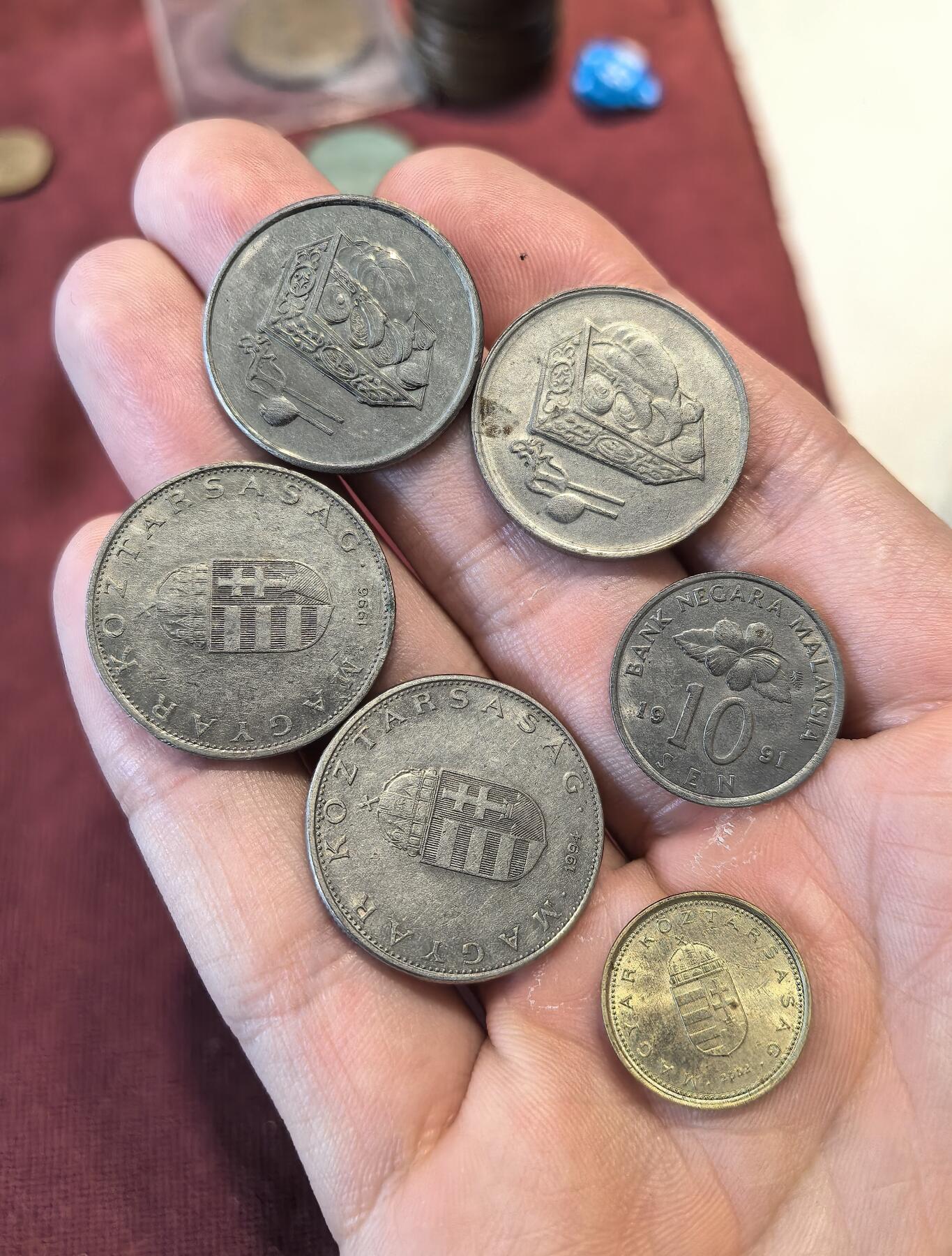 南宋泉阁俄币 外币 国币 专场第十五期【送拍无额外佣金】 匈牙利钱币一组六枚 通货好品
