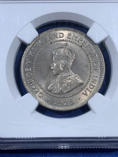 《竞宝斋》第406场 周日，周一，2场连拍 （全场包邮） NGC MS64 牙买加乔治五世1928年1便士大镍币，铸量36万枚，不多见的品种，比本土便士少见太多。双面转光流畅，收藏级高分