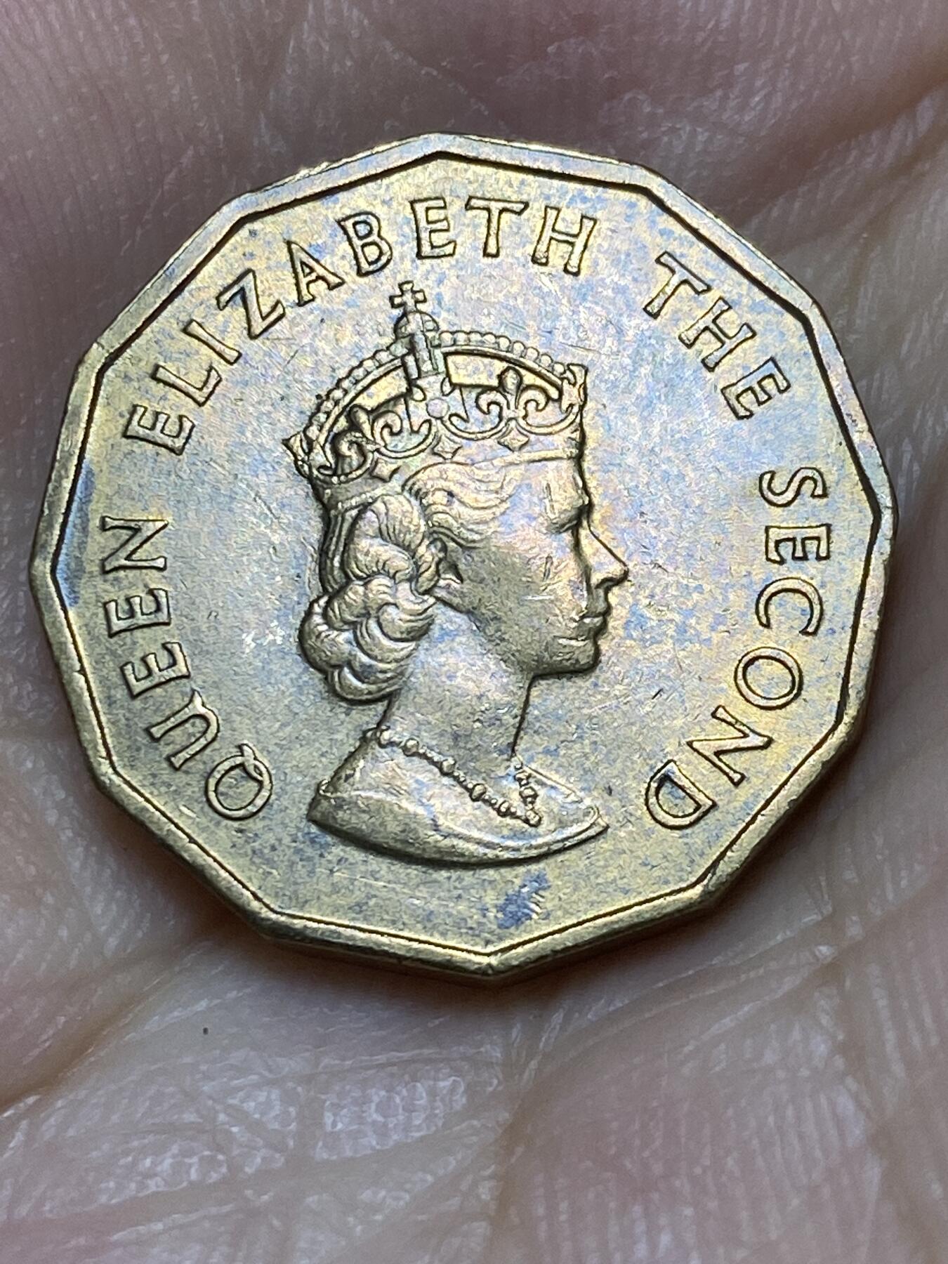 2025年第七十二场(总第九十八场）外国好品散币(免佣金) 英属泽西岛🇯🇪1964单年份1/4先令(等值3便士，伊丽莎白二世青年带冠)