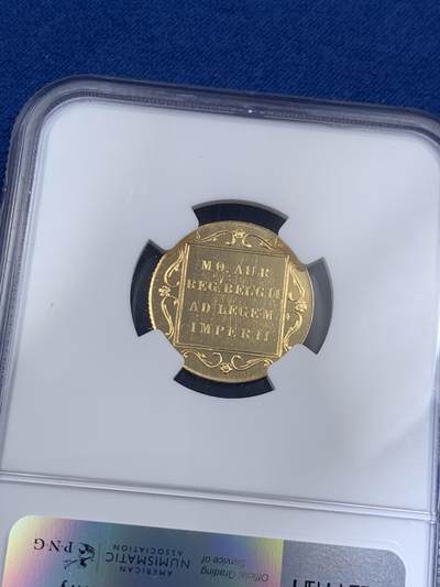 《竞宝斋》第406场 周日，周一，2场连拍 （全场包邮） NGC PL63 荷兰1974年武士1杜卡特精致金币 3.49克 983金