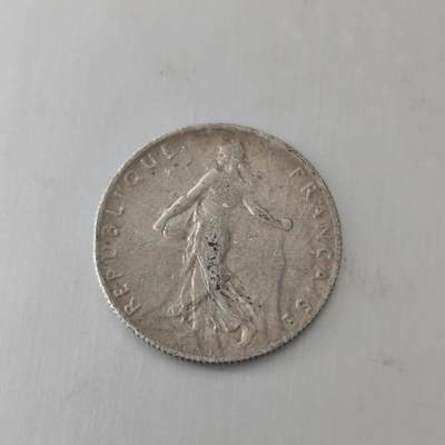 Krab外币市集Vol.21 - 法国1917年50分银币