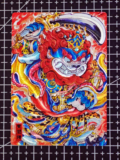 琦卡当当铺 第07期 周二结束 ★★人少漏多结束早★★太 (分享有奖)持续收拍品中~更多福利欢迎加群了解 - 奇点-盲包系列-青狮精-粗闪-1张