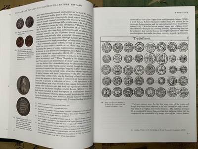 《竞宝斋》第406场 周日，周一，2场连拍 （全场包邮） 十八世纪的英国铸币与货币，最权威的英国TOKEN目录，精装大十六开全铜版纸印刷