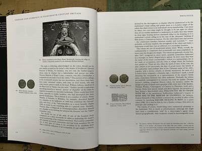 《竞宝斋》第406场 周日，周一，2场连拍 （全场包邮） 十八世纪的英国铸币与货币，最权威的英国TOKEN目录，精装大十六开全铜版纸印刷