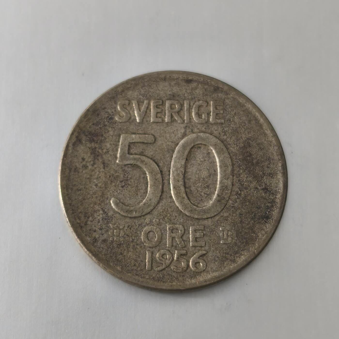 Krab外币市集Vol.21 1956年50欧尔银币