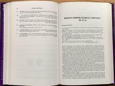 《竞宝斋》第406场 周日，周一，2场连拍 （全场包邮） 古罗马钱币及其价值目录第一卷，David Sear最新版，公元前280年-公元96年