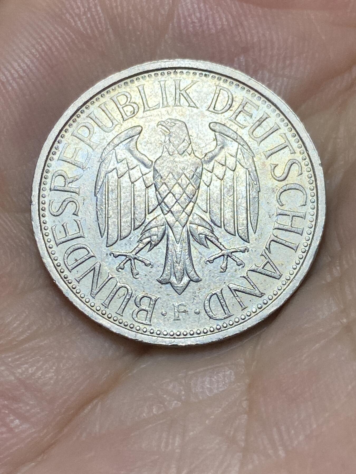 2025年第七十二场(总第九十八场）外国好品散币(免佣金) 德国🇩🇪1981年1马克(F标，斯图加特造)