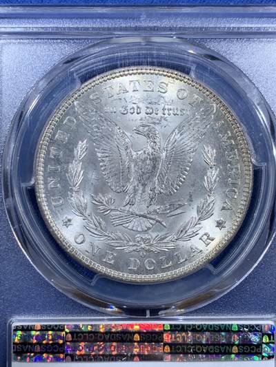 《竞宝斋》第406场 周日，周一，2场连拍 （全场包邮） PCGS MS64 美国 1902-O版 摩根1美元银币