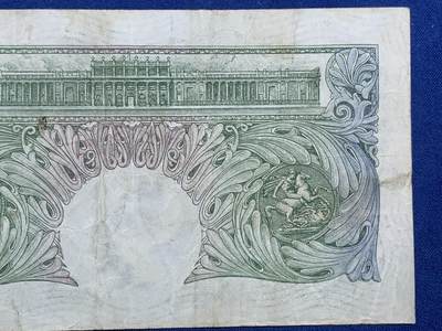 《竞宝斋》第406场 周日，周一，2场连拍 （全场包邮） 两张一组 英国A序列1镑纸币 品相不错