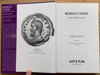 《竞宝斋》第406场 周日，周一，2场连拍 （全场包邮） 古罗马钱币及其价值目录第三卷，David Sear最新版，公元235年-公元285年