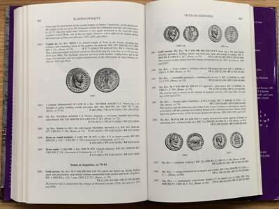 《竞宝斋》第406场 周日，周一，2场连拍 （全场包邮） 古罗马钱币及其价值目录第一卷，David Sear最新版，公元前280年-公元96年