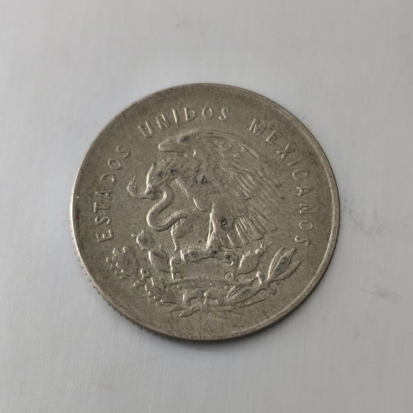 Krab外币市集Vol.21 墨西哥1951年25分银币