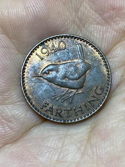 2025年第七十二场(总第九十八场）外国好品散币(免佣金) - 英国🇬🇧1940年1法新(乔治六世第一版，印度皇帝加字版)