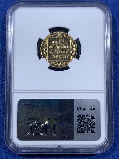 《竞宝斋》第406场 周日，周一，2场连拍 （全场包邮） NGC PL63 荷兰1974年武士1杜卡特精致金币 3.49克 983金