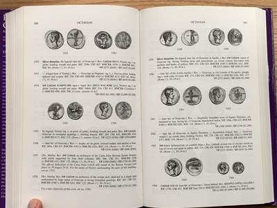 《竞宝斋》第406场 周日，周一，2场连拍 （全场包邮） 古罗马钱币及其价值目录第一卷，David Sear最新版，公元前280年-公元96年