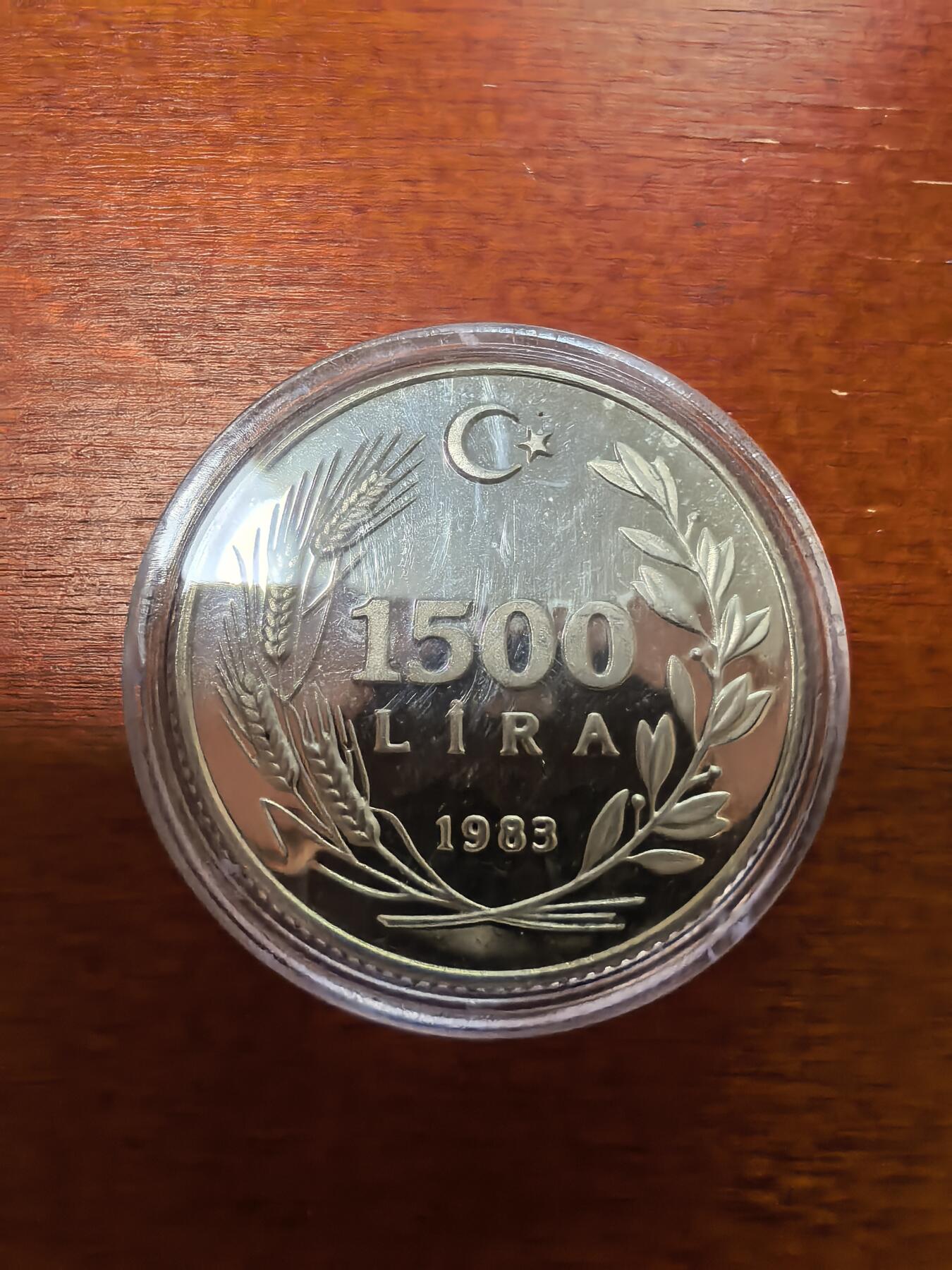 长老汇蛇年精选第二十九场拍卖 1983土耳其FAO世界粮食日1500里拉银币，2914枚