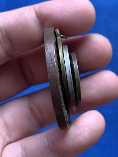 《竞宝斋》第406场 周日，周一，2场连拍 （全场包邮） 4枚一组 法国拿破仑铜章 总重约49.3克