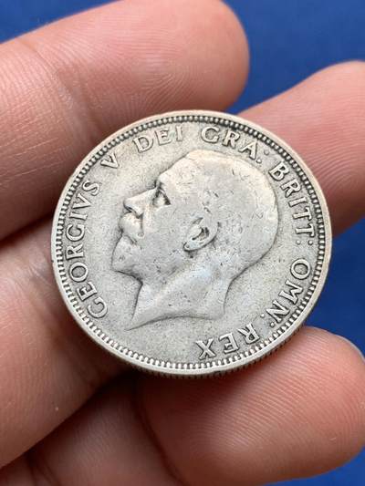 《竞宝斋》第406场 周日，周一，2场连拍 （全场包邮） 英国1931年乔治五世1福林银币