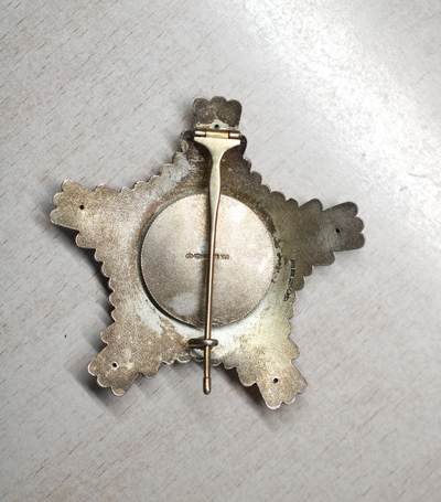 大猫徽章拍卖 第275期 芬兰 指挥官一级白玫瑰勋章 银制带标 少见早期1948银标 一般授予武装部队将官、部级秘书长等