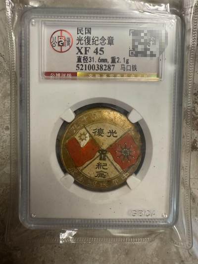 红色收藏 - 罕见清朝被推翻纪念章