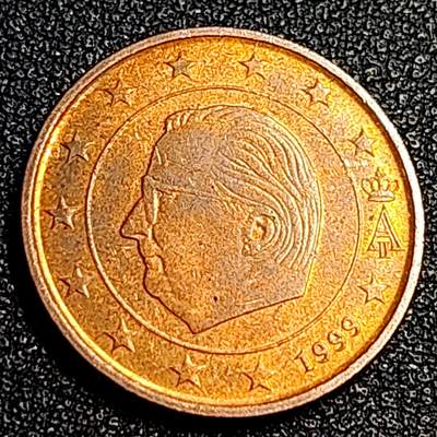 泉币菌-第67场-精品场 - 比利时王国 1999年5欧分,阿尔伯特2世国王 21mm 3.9g