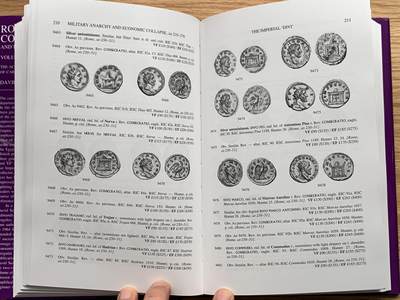 《竞宝斋》第406场 周日，周一，2场连拍 （全场包邮） 古罗马钱币及其价值目录第三卷，David Sear最新版，公元235年-公元285年