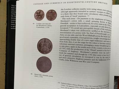《竞宝斋》第406场 周日，周一，2场连拍 （全场包邮） 十八世纪的英国铸币与货币，最权威的英国TOKEN目录，精装大十六开全铜版纸印刷
