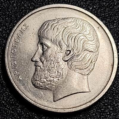 泉币菌-第67场-精品场 1978年 希腊5德拉克马 亚里士多德 23mm