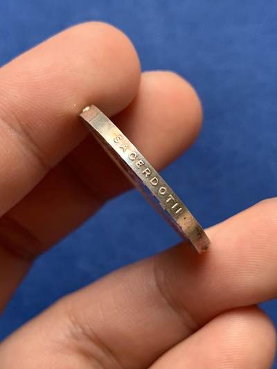 《竞宝斋》第406场 周日，周一，2场连拍 （全场包邮） 梵蒂冈 1996年 牧羊人 500里拉 UNC原光 11g 835银