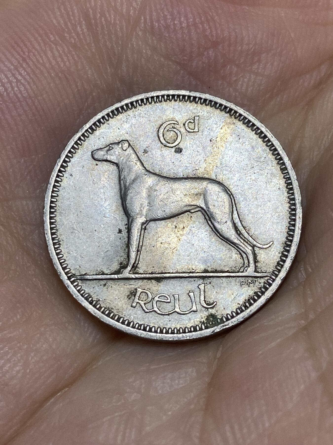 2025年第七十二场(总第九十八场）外国好品散币(免佣金) 爱尔兰🇮🇪1959年6便士(共和国时期第一套第二版)