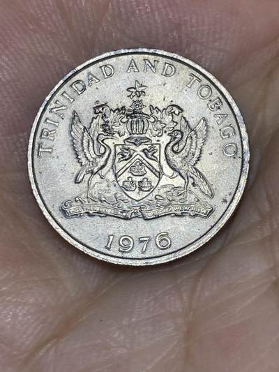2025年第七十三场(总第九十九场）外国好品散币(免佣金) 特立尼达和多巴哥🇹🇹1976年25分(第二套第二版)
