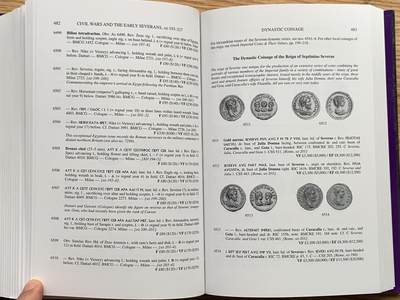 《竞宝斋》第406场 周日，周一，2场连拍 （全场包邮） 古罗马钱币及其价值目录第二卷，David Sear最新版，公元96年-公元235年
