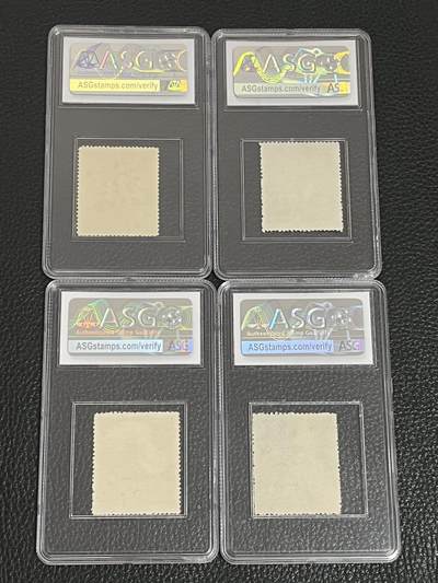 洪涛臻品批发群 精选邮票限时拍卖第1108期  特29航空新全 ASG3枚85OP，1枚90OP，老纪特精品票，4枚单单评级费400+，混分高性价比，注意捡漏