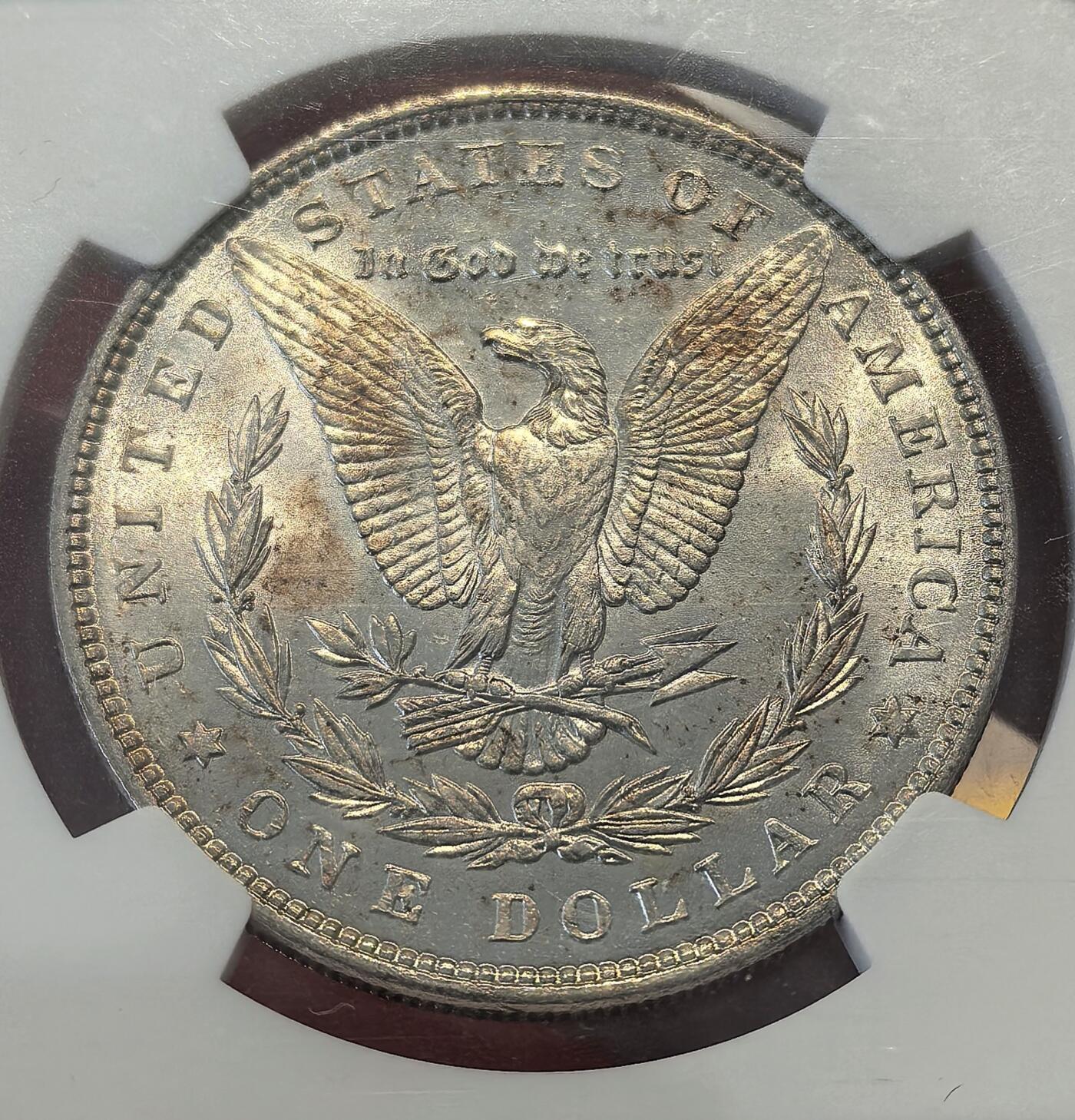 南宋泉阁俄币 外币 国币 专场第十五期【送拍无额外佣金】 ngc ms63 美国 1886年摩根一美元银币 转光好品 值得入藏
