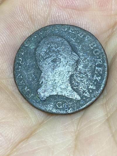 2025年第七十三场(总第九十九场）外国好品散币(免佣金) 奥地利帝国1800单年份1克鲁泽(弗朗茨二世时期，G标巴亚马雷造，铜材质)