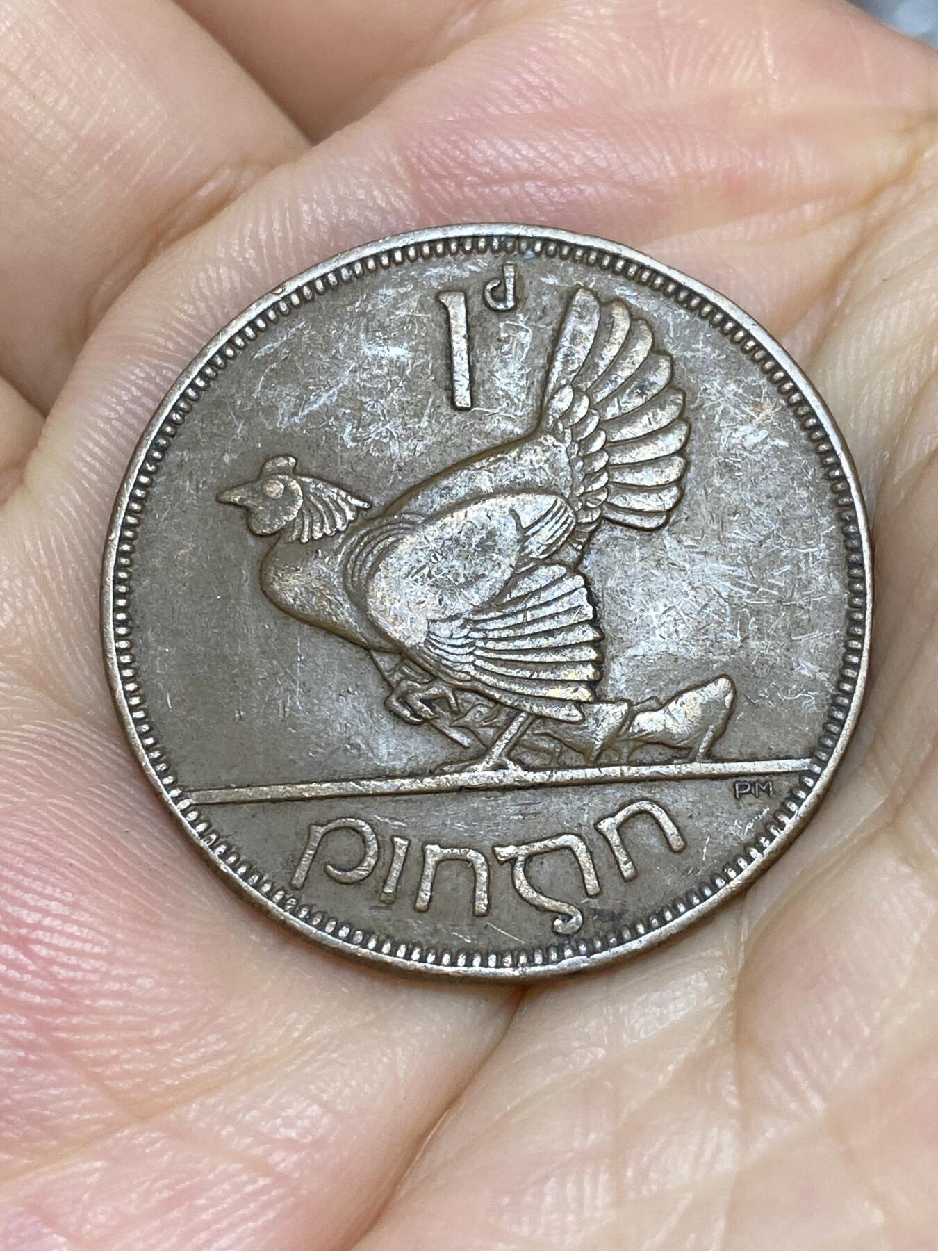 2025年第七十二场(总第九十八场）外国好品散币(免佣金) 稀年好品–爱尔兰🇮🇪1937年1便士(自由邦时期，首套币关门年)