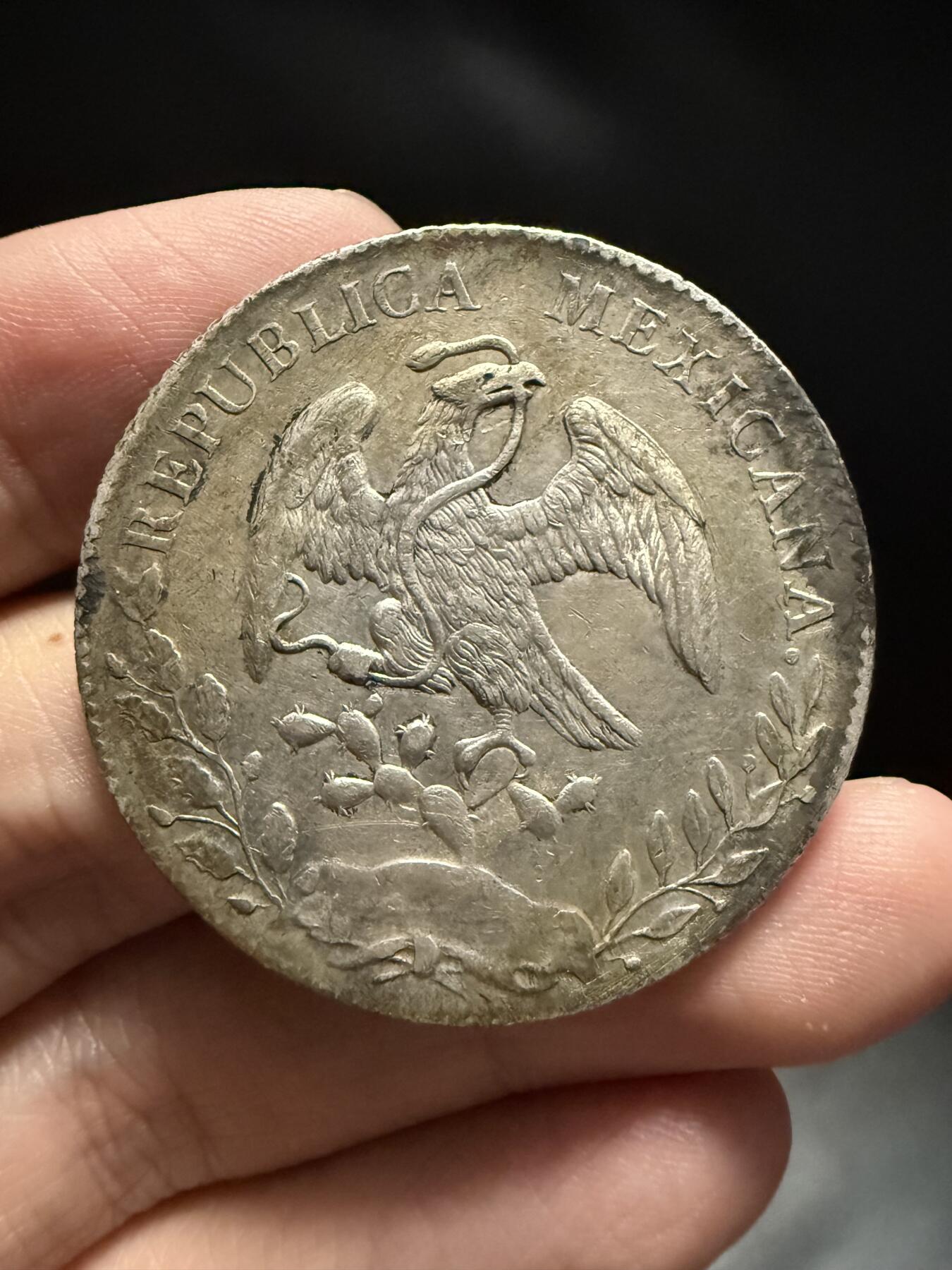 南宋泉阁俄币 外币 国币 专场第十五期【送拍无额外佣金】 墨西哥 1892年 墨西哥鹰洋大银币 花边 老包浆通货好品
