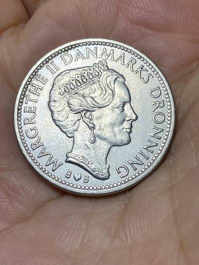 2025年第七十三场(总第九十九场）外国好品散币(免佣金) 好品厚币–丹麦🇩🇰1979年10克朗大面值(玛格丽特二世，B; B版，首发年仅发行2年)