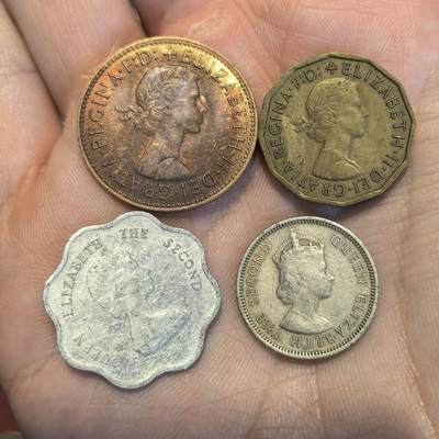 南宋泉阁俄币 外币 国币 专场第十五期【送拍无额外佣金】 - 英国钱币一组四枚 通货好品