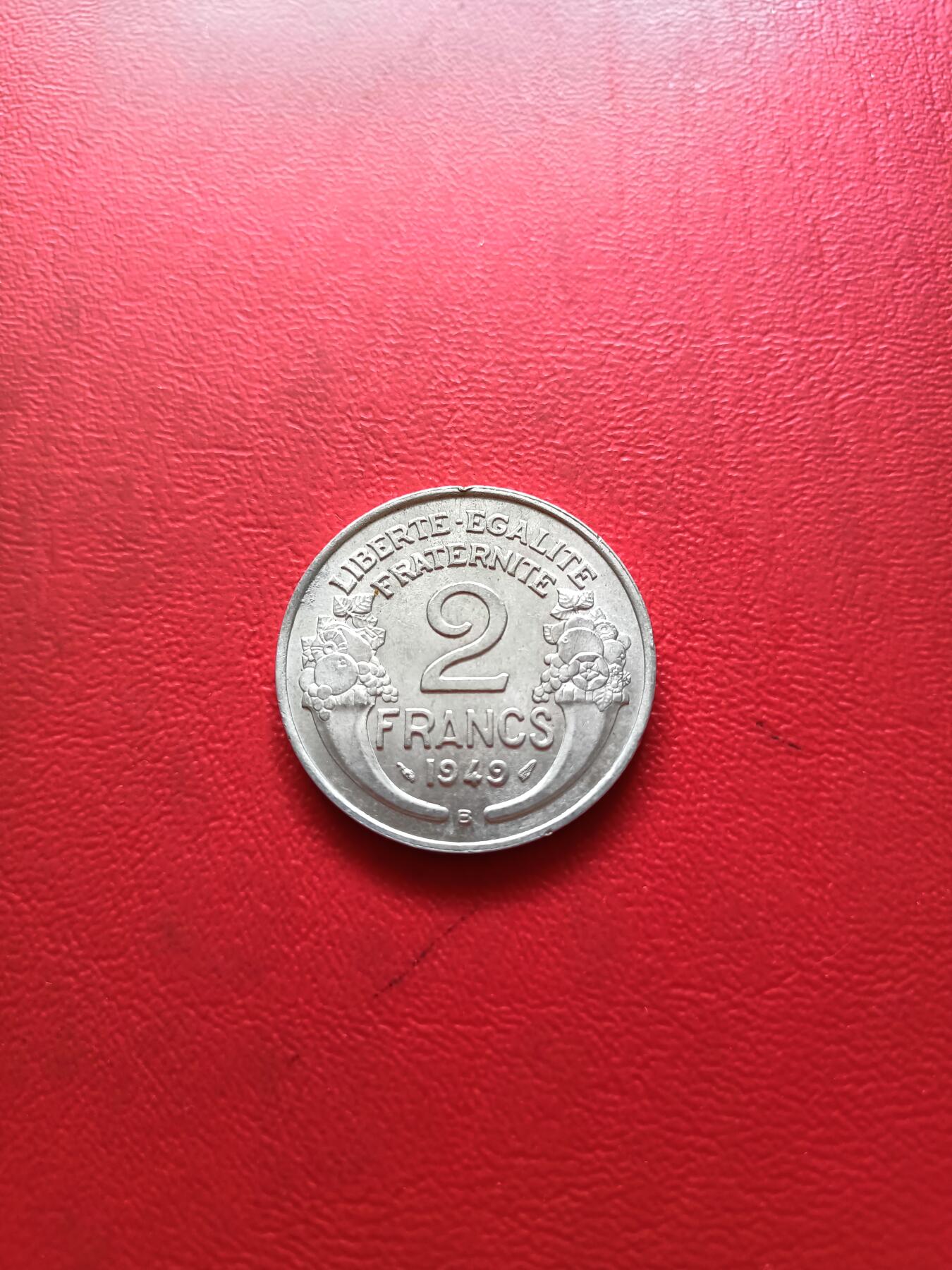 【云涧收藏】第四十九场 法国1949年2法朗