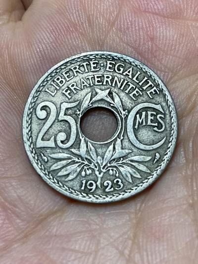 2025年第七十三场(总第九十九场）外国好品散币(免佣金) - 法国🇫🇷1923年25生丁