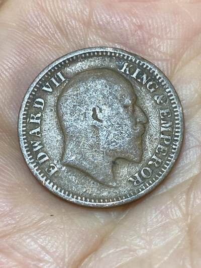 2025年第七十三场(总第九十九场）外国好品散币(免佣金) 稀少–英属印度1903年1/2派斯(爱德华七世时期首发年)