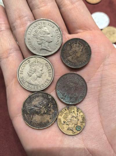 南宋泉阁俄币 外币 国币 专场第十五期【送拍无额外佣金】 - 香港钱币一组六枚 通货好品