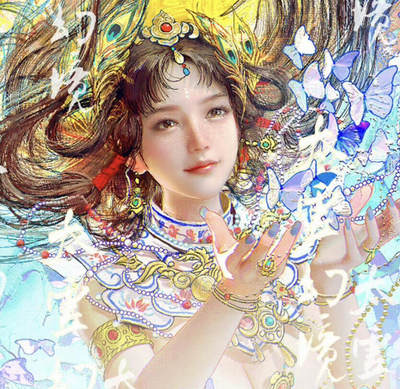 显眼宝25期 颜值精选 -  燎原卡牌 焱卡文化 人间传 太虚幻境 sp003晴雯幻彩普卡一对2张