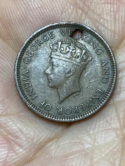 2025年第七十三场(总第九十九场）外国好品散币(免佣金) 老打孔–英属锡兰1940年1分(乔治六世第一版，厚版铜币)