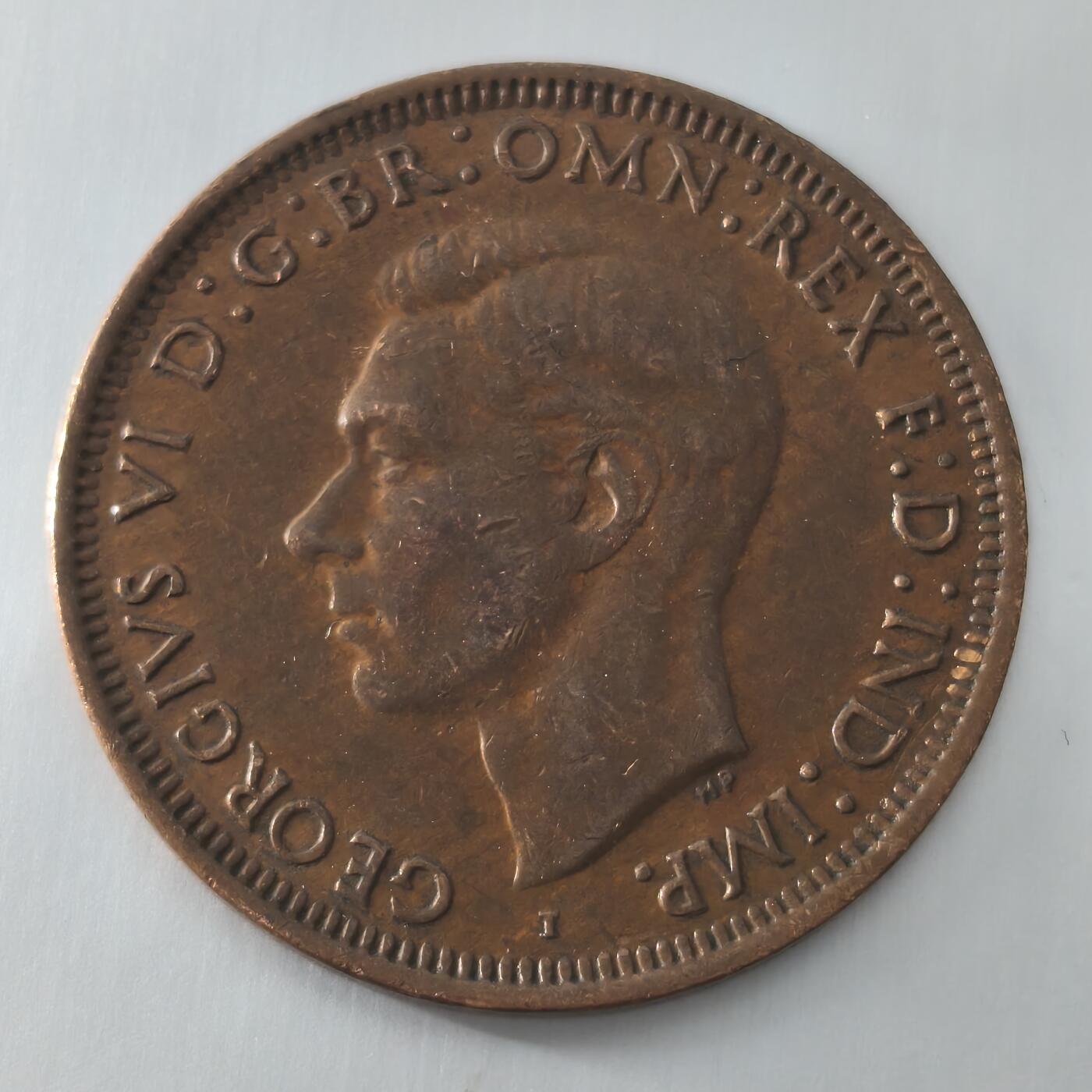 Krab外币市集Vol.22 澳大利亚1942年1便士